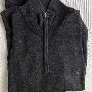 Boss Charcoal Knit Pullover